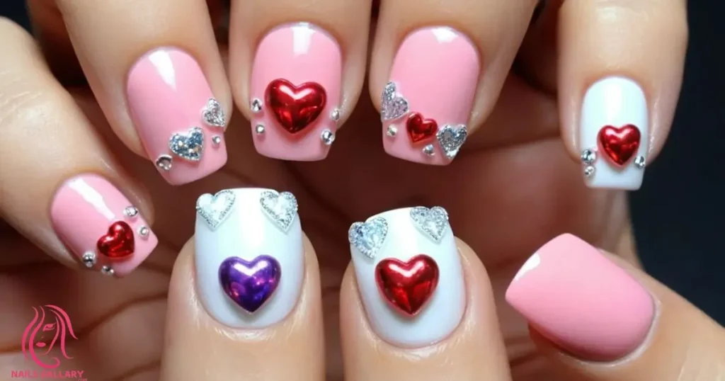 3D Heart Accents