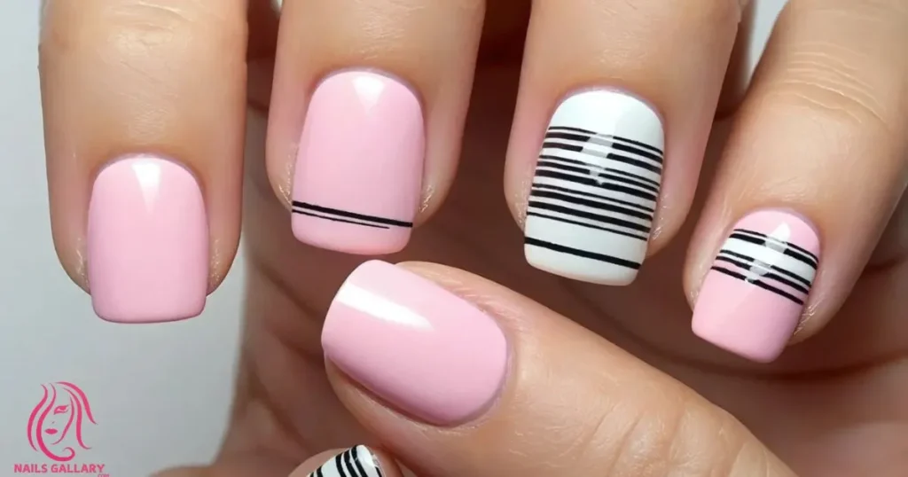 Baby Pink with Stripes