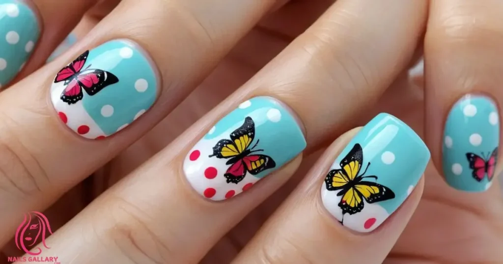  Butterfly and Polka Dots