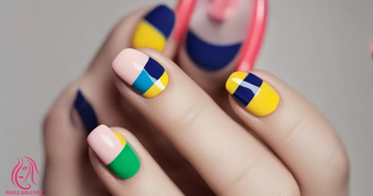 Color Blocking Nail