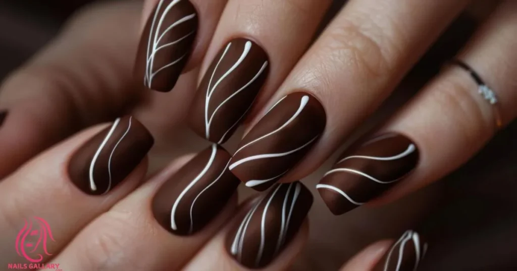 Deep Mocha with White Accents