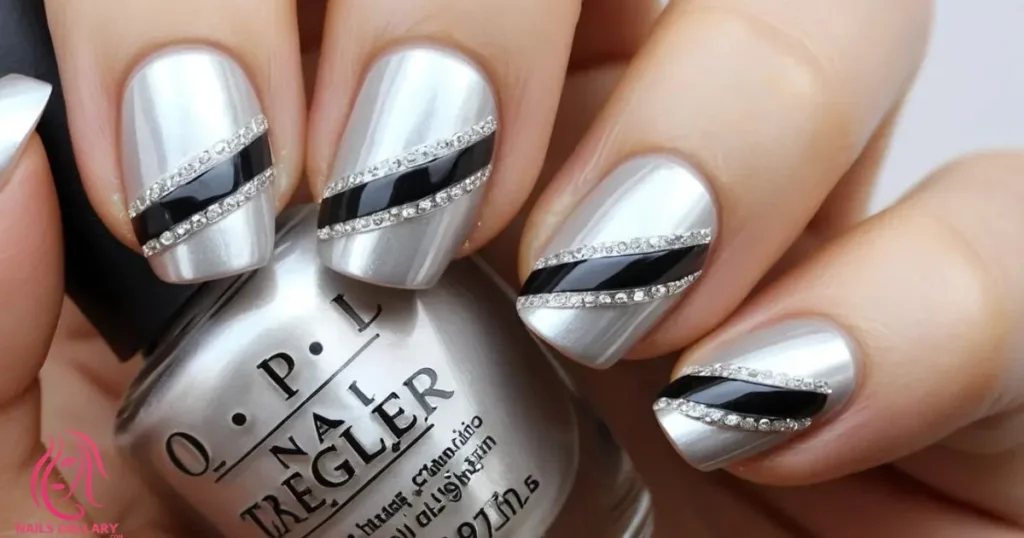 Elegant Silver Stripes