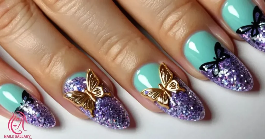 Glitter Butterfly Accents
