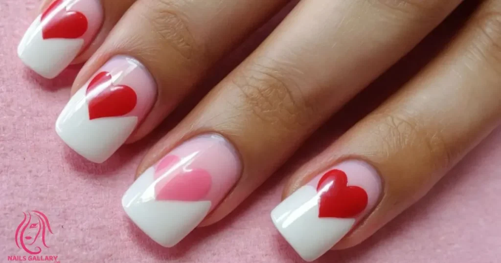 Heart French Tips