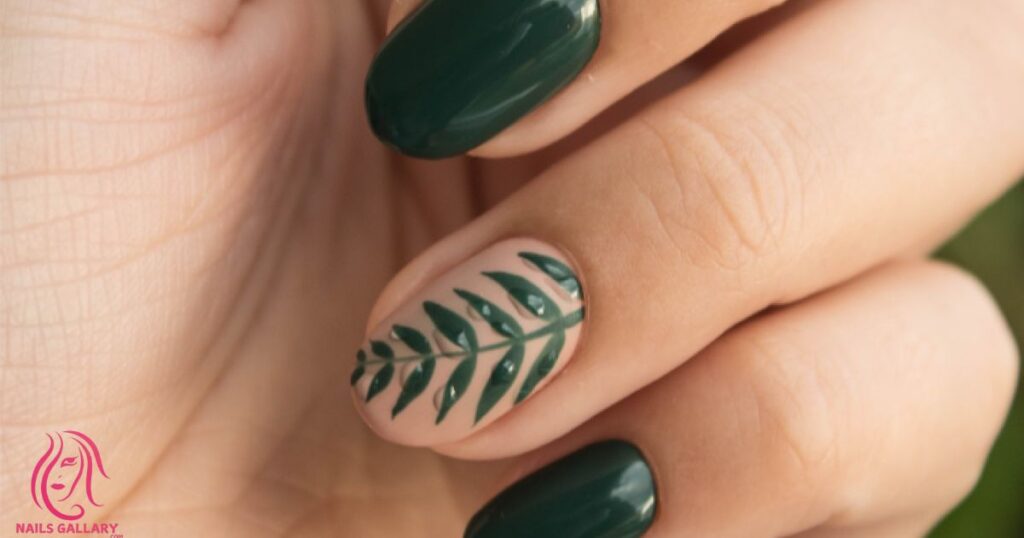 Metallic Palm Leaves