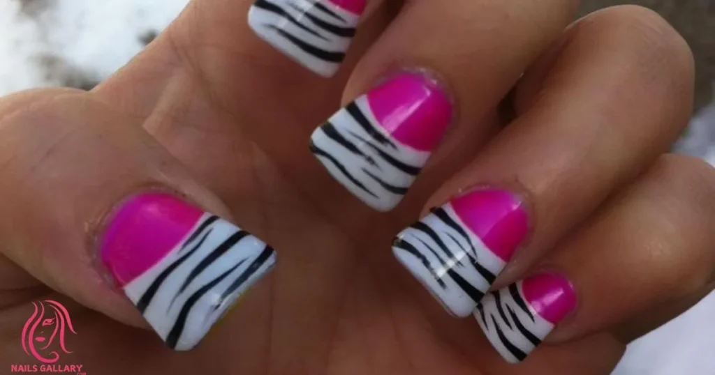 Metallic Zebra Print