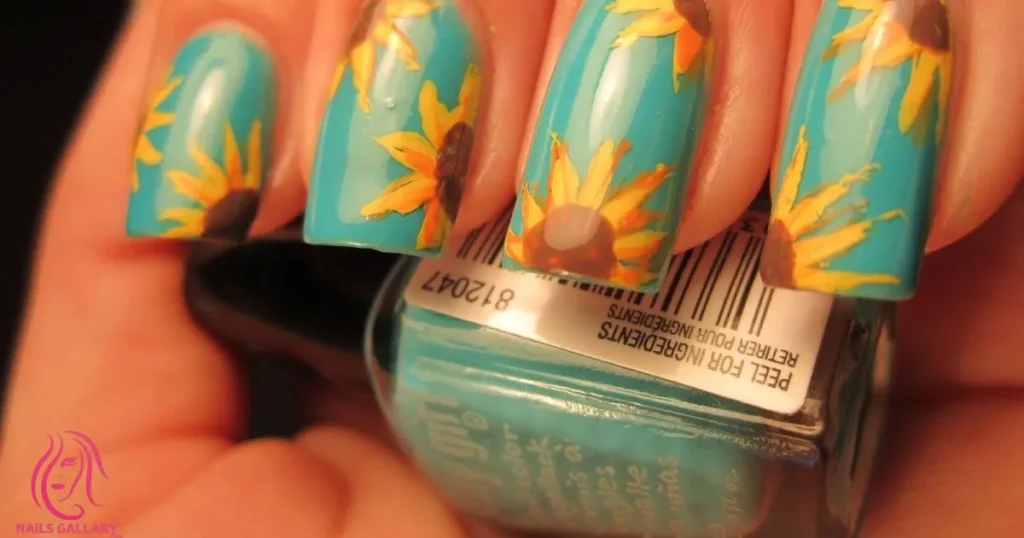 Sunflower French Tip