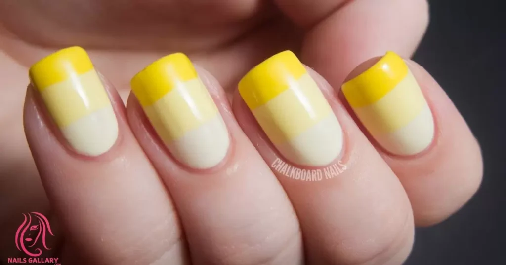 Sunflower French Tips