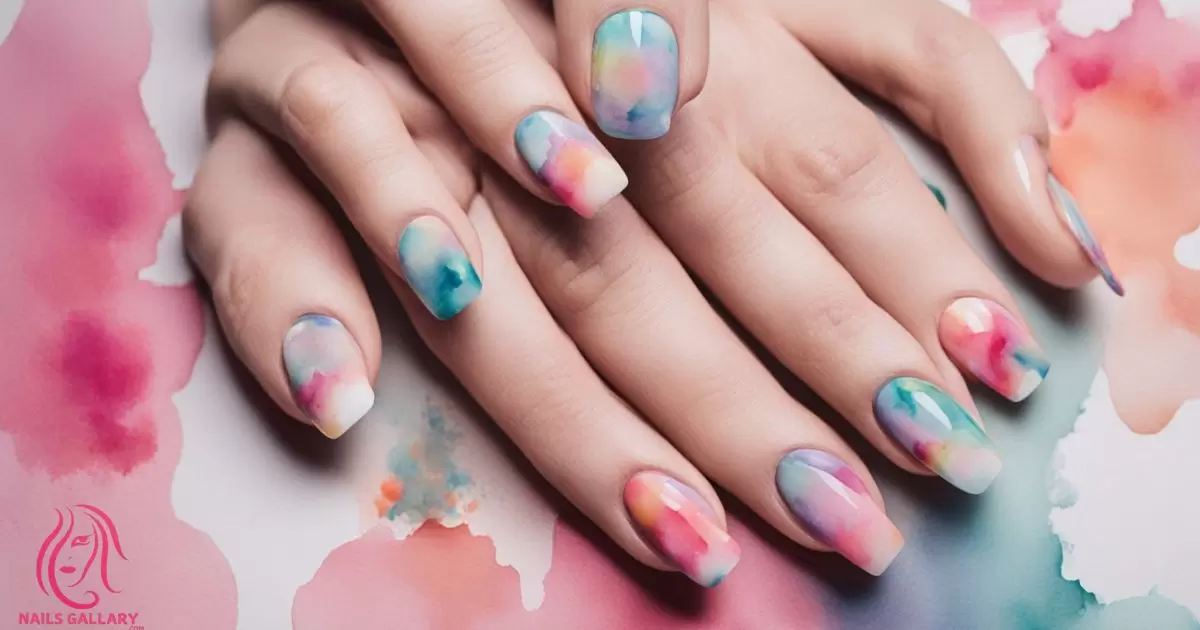 Watercolor Nail Designs