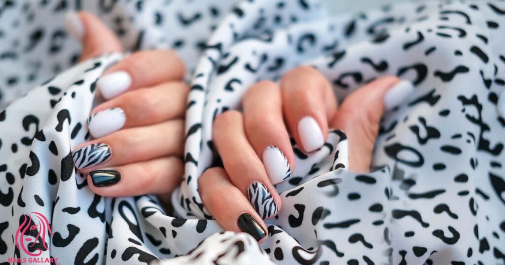 Zebra Print with Gradient Background