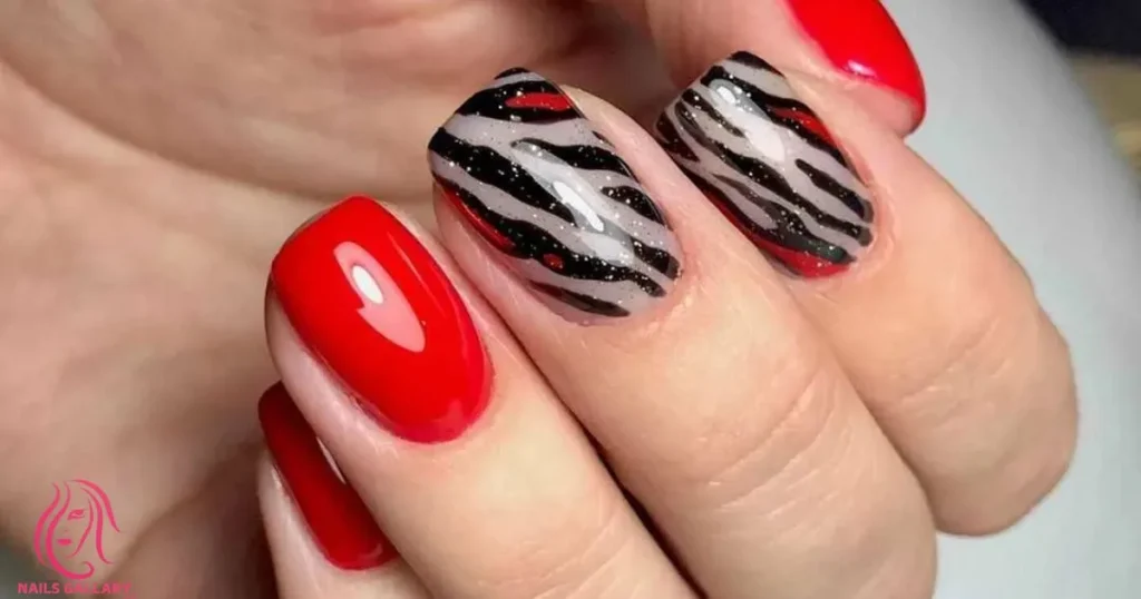 Zebra Print with Rhinestones