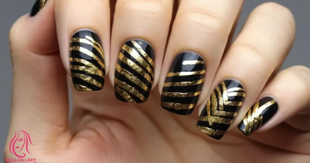  Zebra with Gold Accents