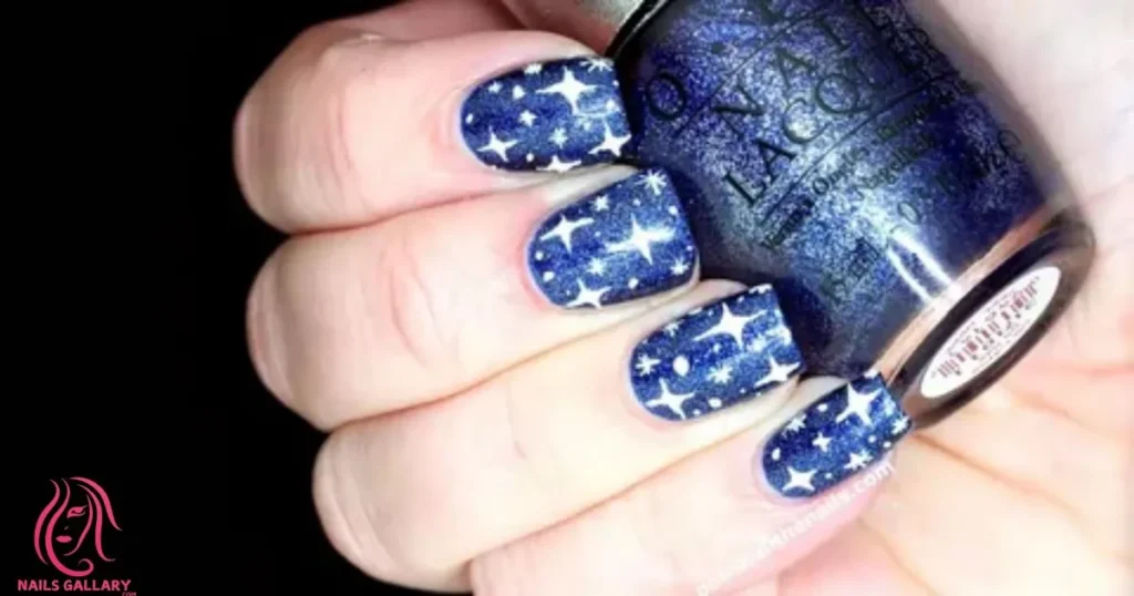  Blue Glitter Stars