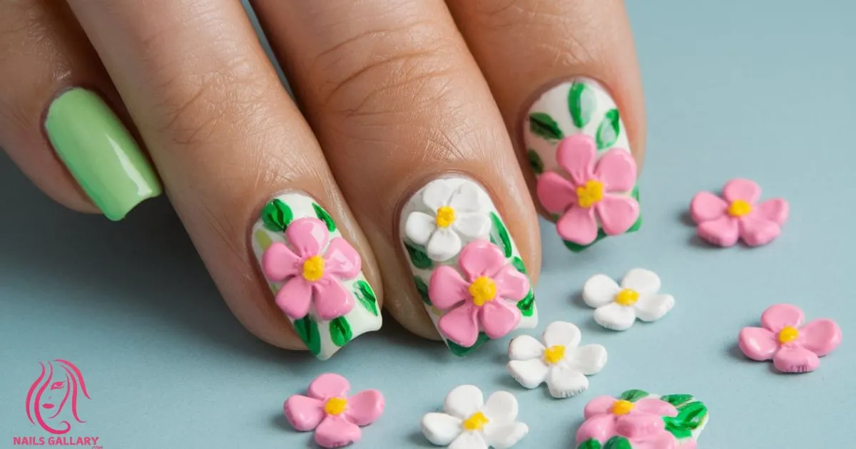 Classy Spring Seasonal Nail Art