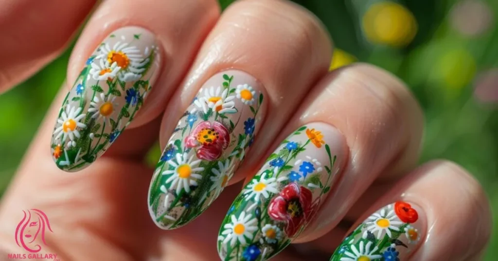  Floral Nail Art