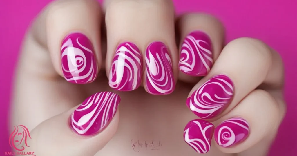 Fuchsia Swirls