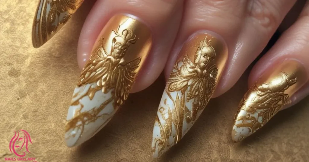 Gold Foil Angels