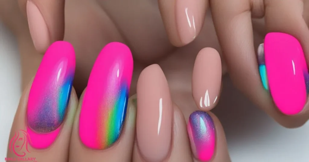 Neon Pink Rainbow