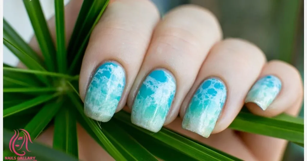 Ocean Blue Crackle