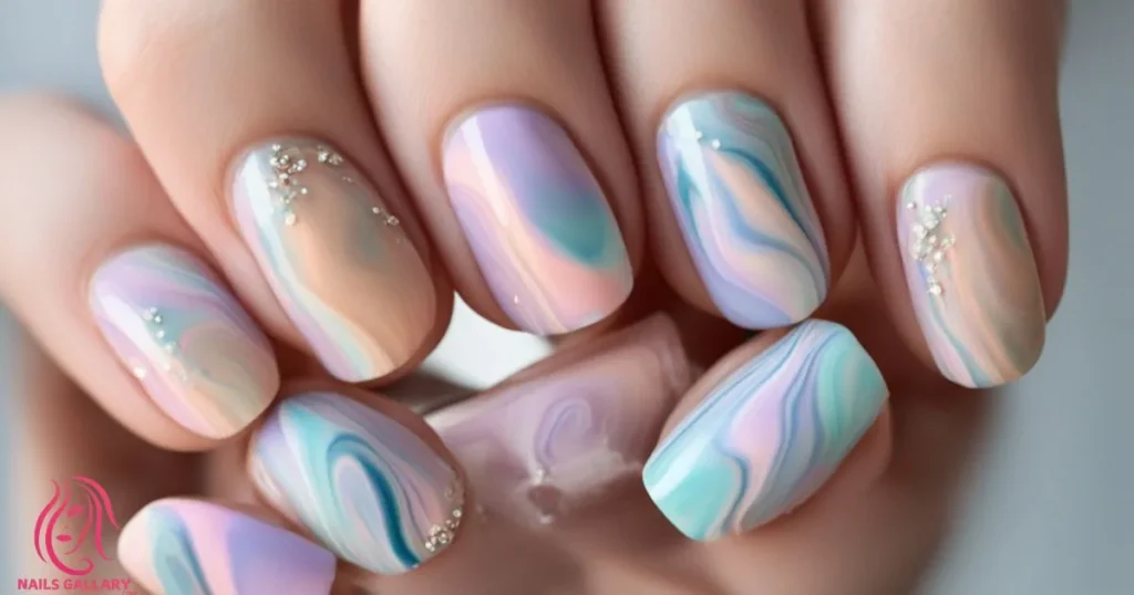 Pastel Marbling