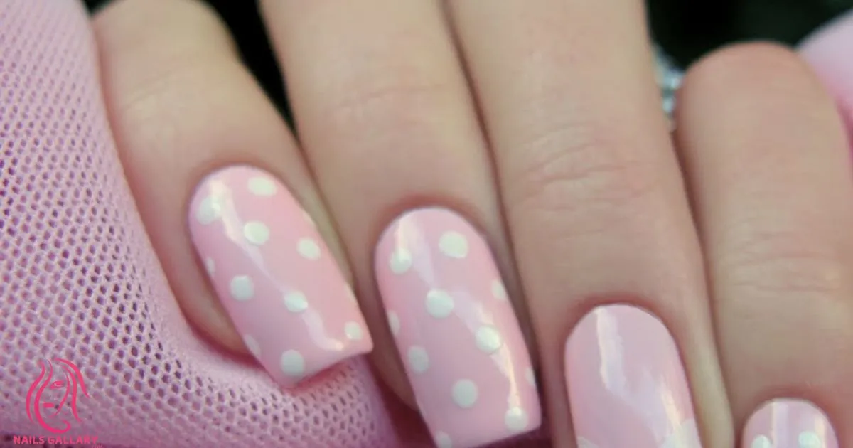 Pastel Polka Dot Nail Design