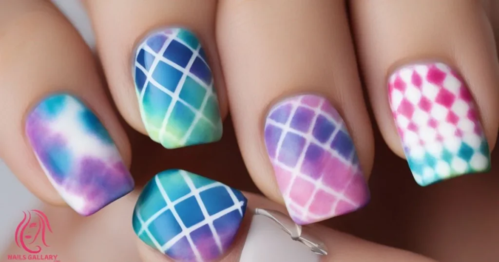 Tie-Dye Checkered