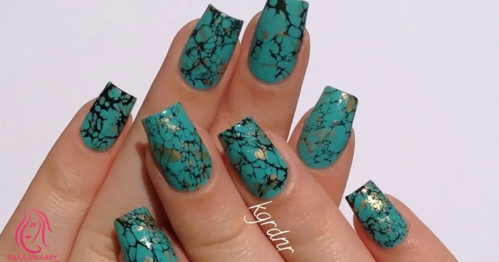 Vintage Teal with Crackle