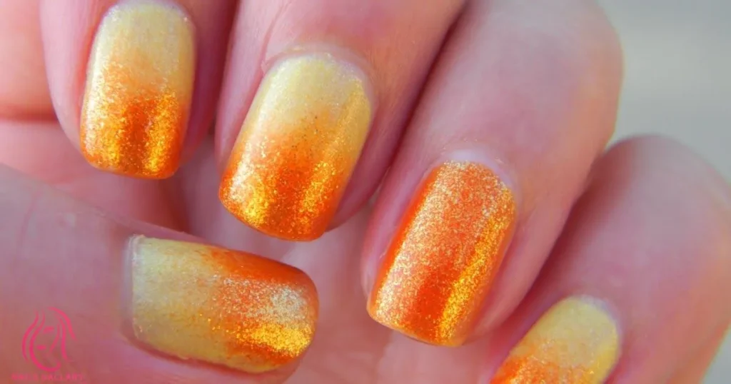 Yellow Glitter Gradient