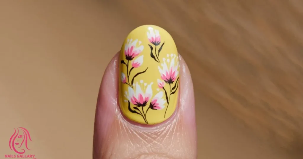 Yellow with Floral Details