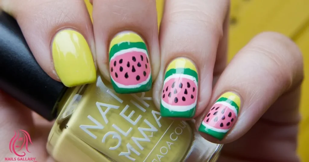 Yellow with Watermelon Slice