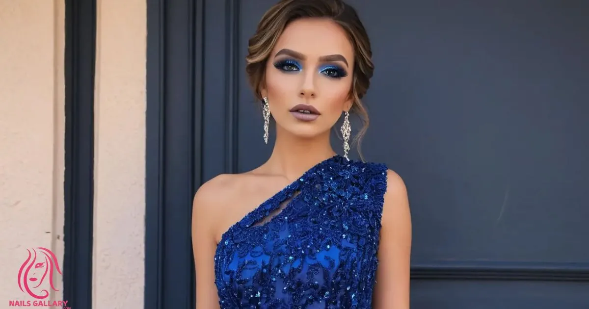 Blue Dress Glam