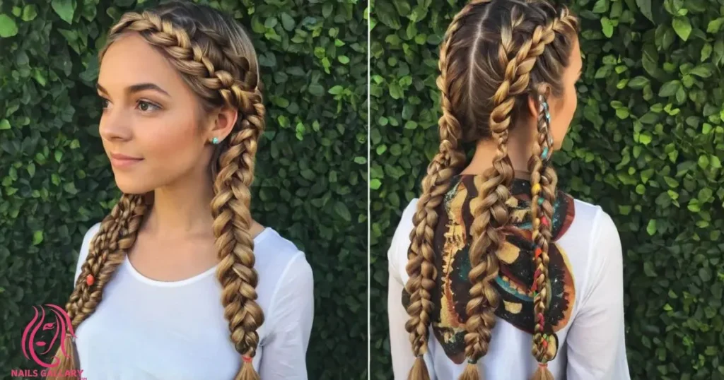 Hippie-inspired Braids