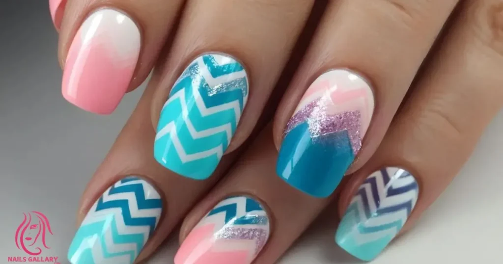  Ombre Chevron