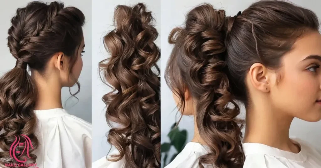 Ponytail with Curls