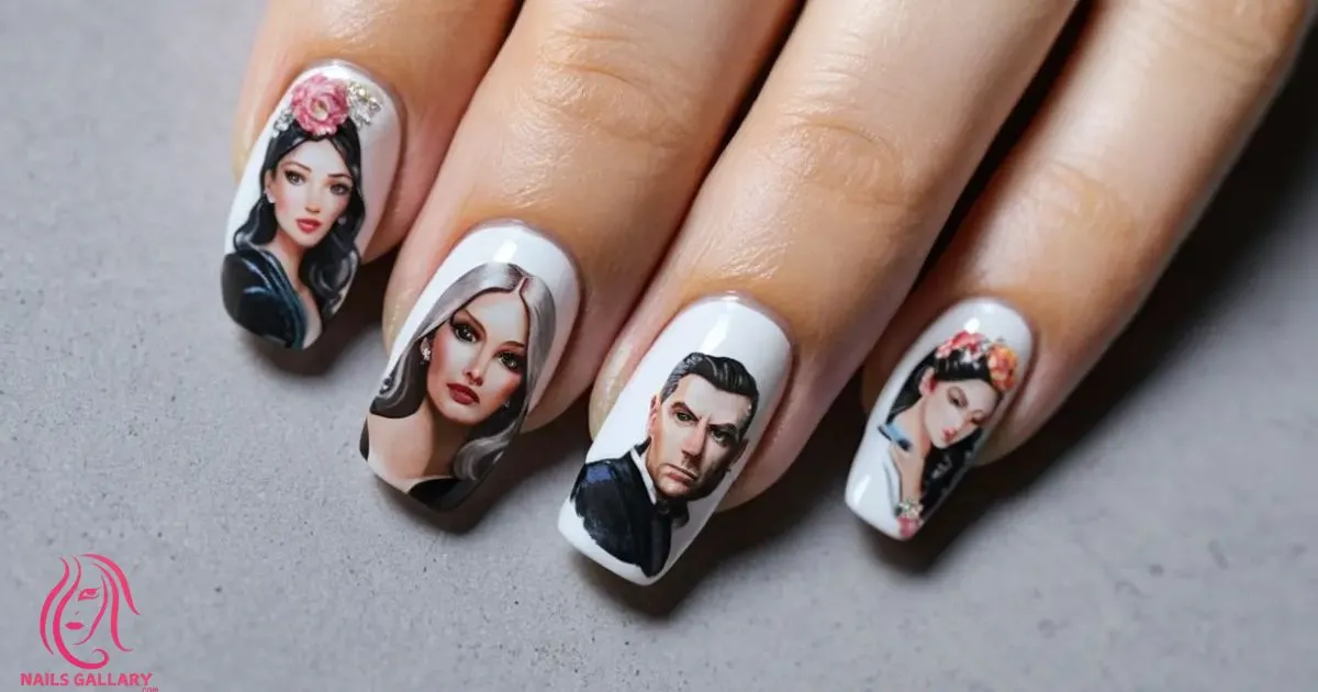 Portrait Nail Design