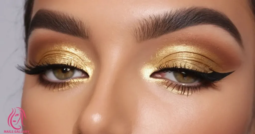 Shimmering Gold Eyeshadow