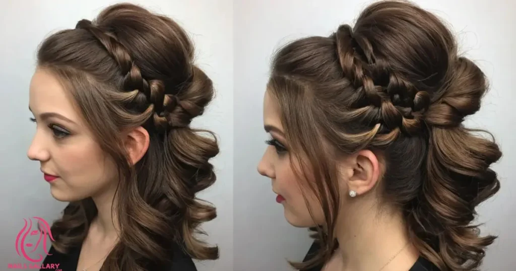 Twisted Half-Up Style